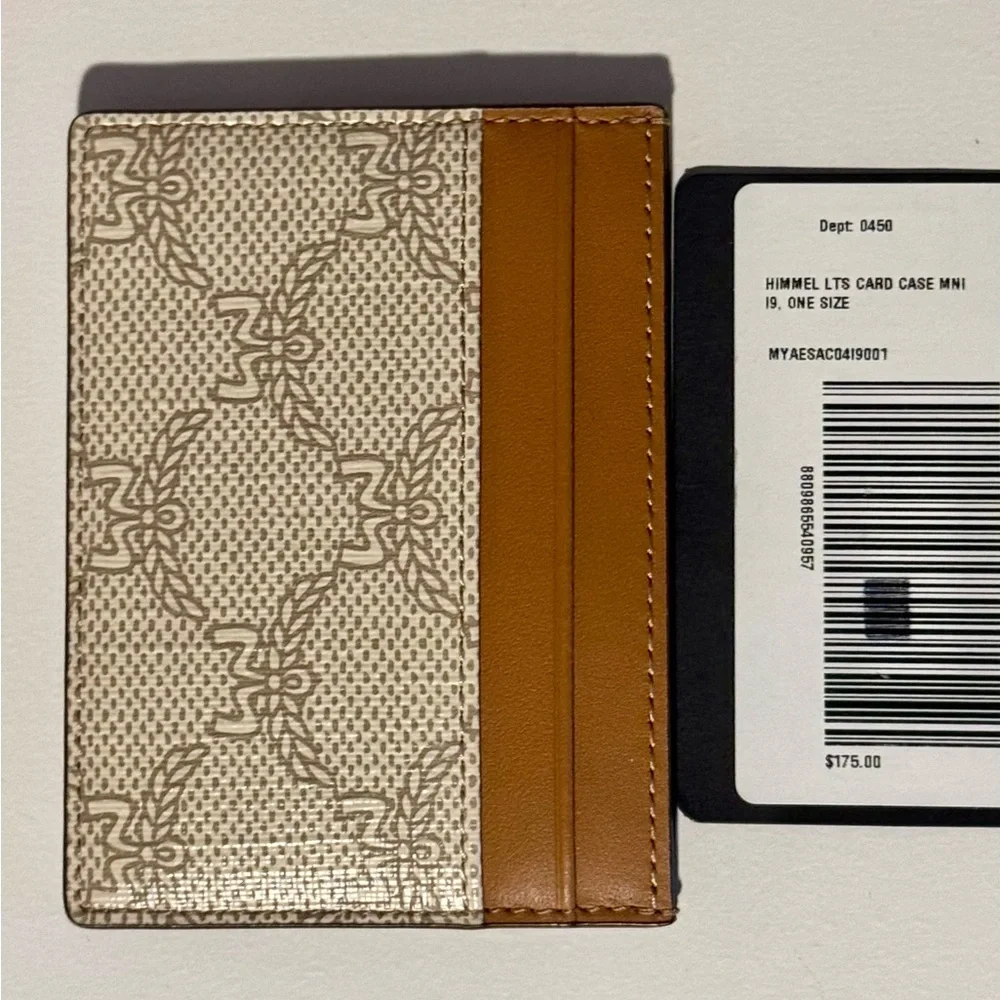 MCM Himmel Tan Card Holder